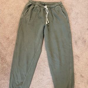Aerie Olive Green Jogger Pants
